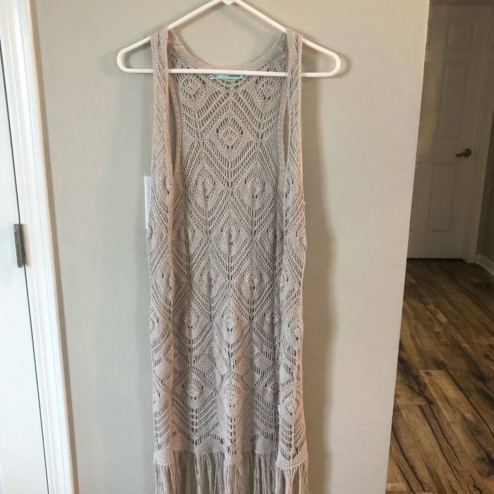 Fringe vest (long). Super cute with shorts!